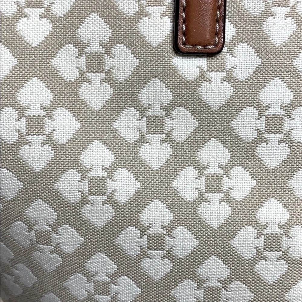 Kate Spade Flower Jacquard Everything Stripe Tote